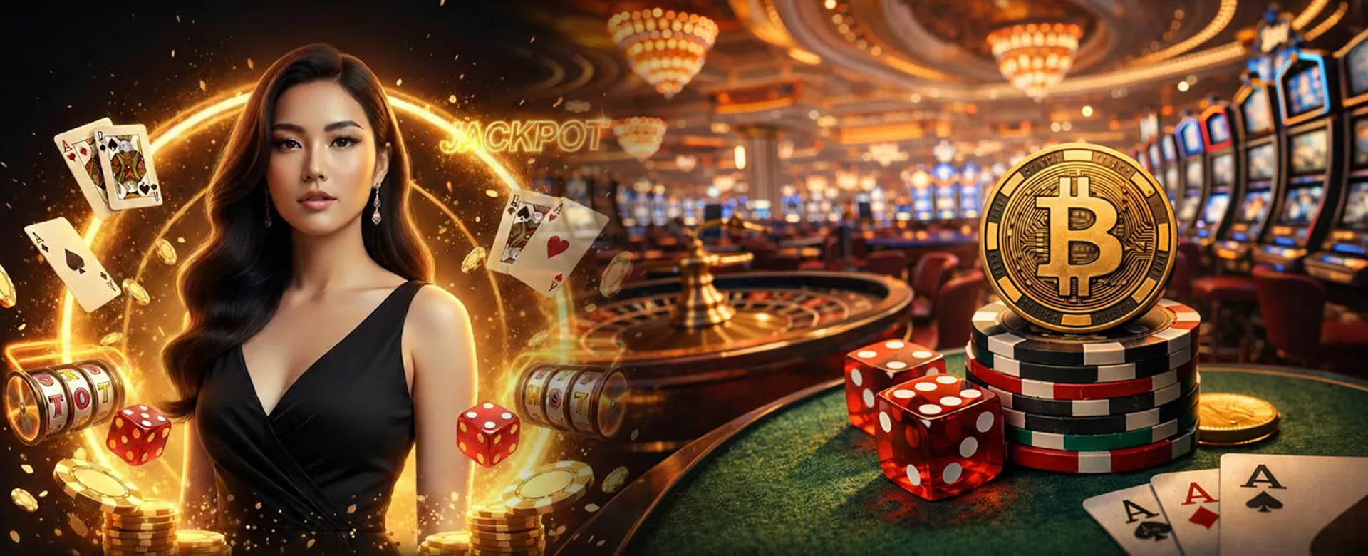 Dynamic phdream Casino gaming environment with vibrant slots and table games